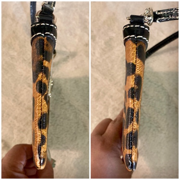 đź‘‘âś…PRICE FIRMâś…Dooney & Bourke Mini Leopard Clutch Bag - Picture 9 of 17